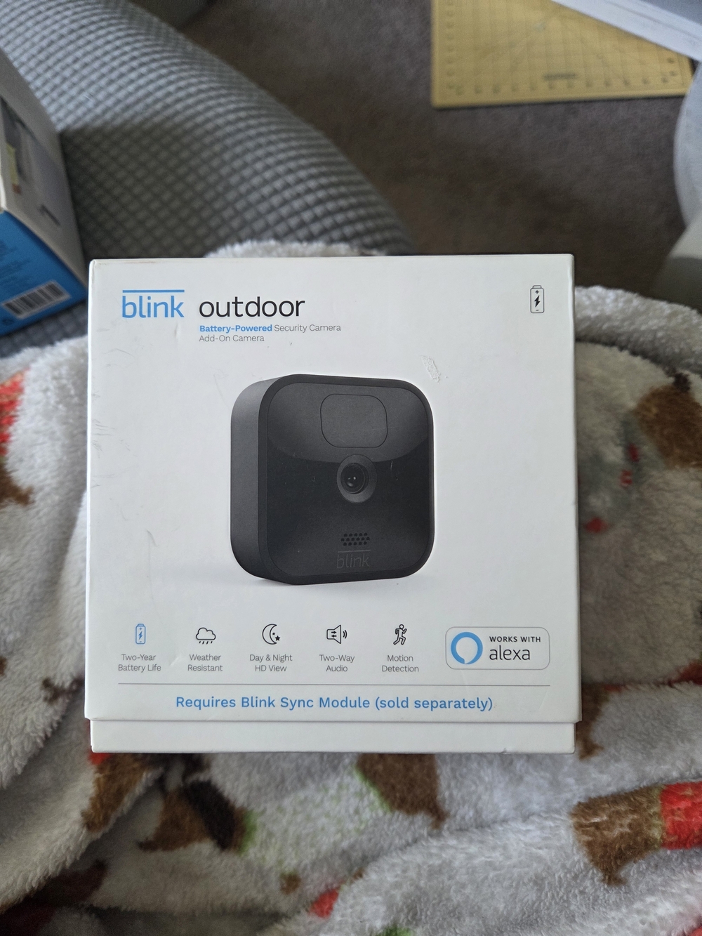 Blink Outdoor (3rd Gen) Add-On Home Security Camera | New Open Box